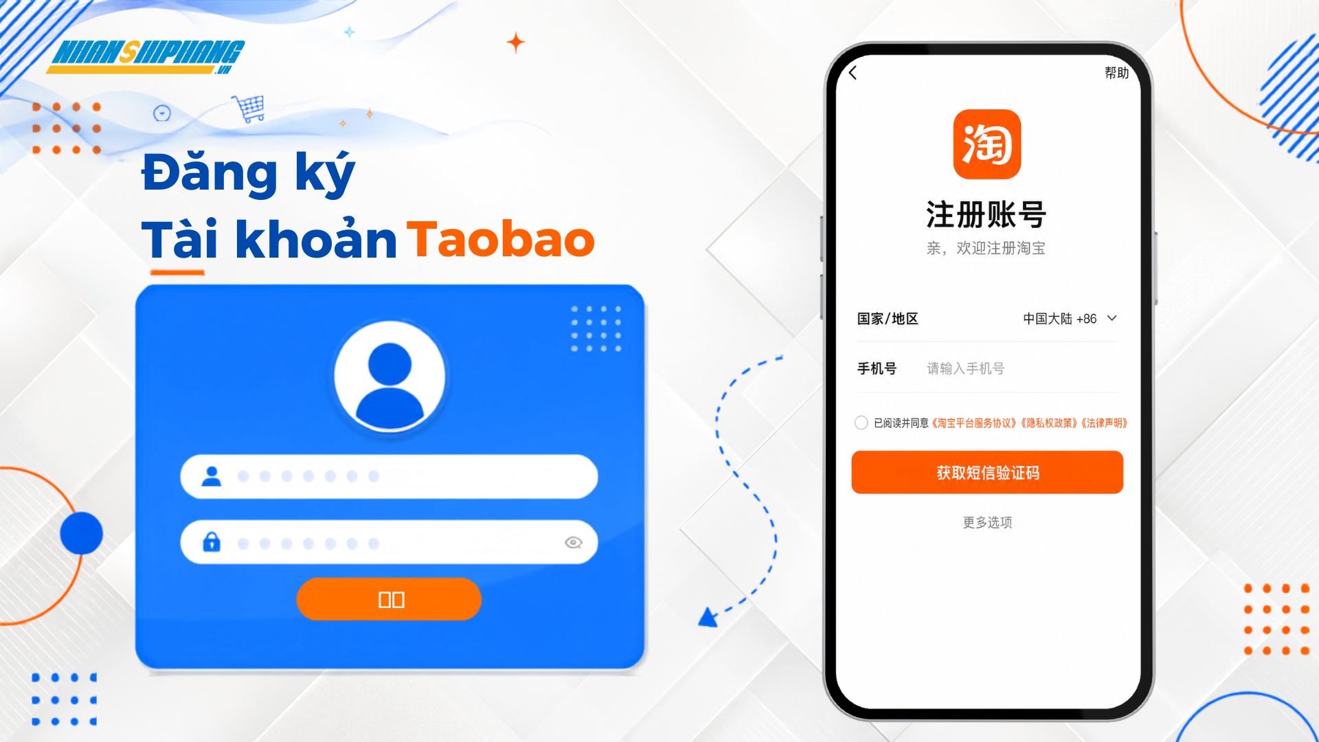 đăng ký tài khoản taobao