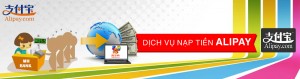 Nhận nạp tiền Alipay
