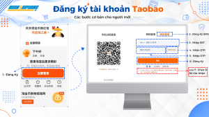 đăng ký tài khoản taobao