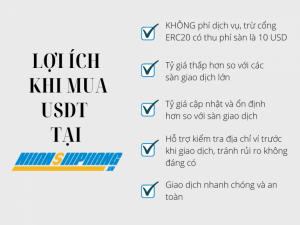 Mua USDT ở Nhanshiphang có rất nhiều lợi ích