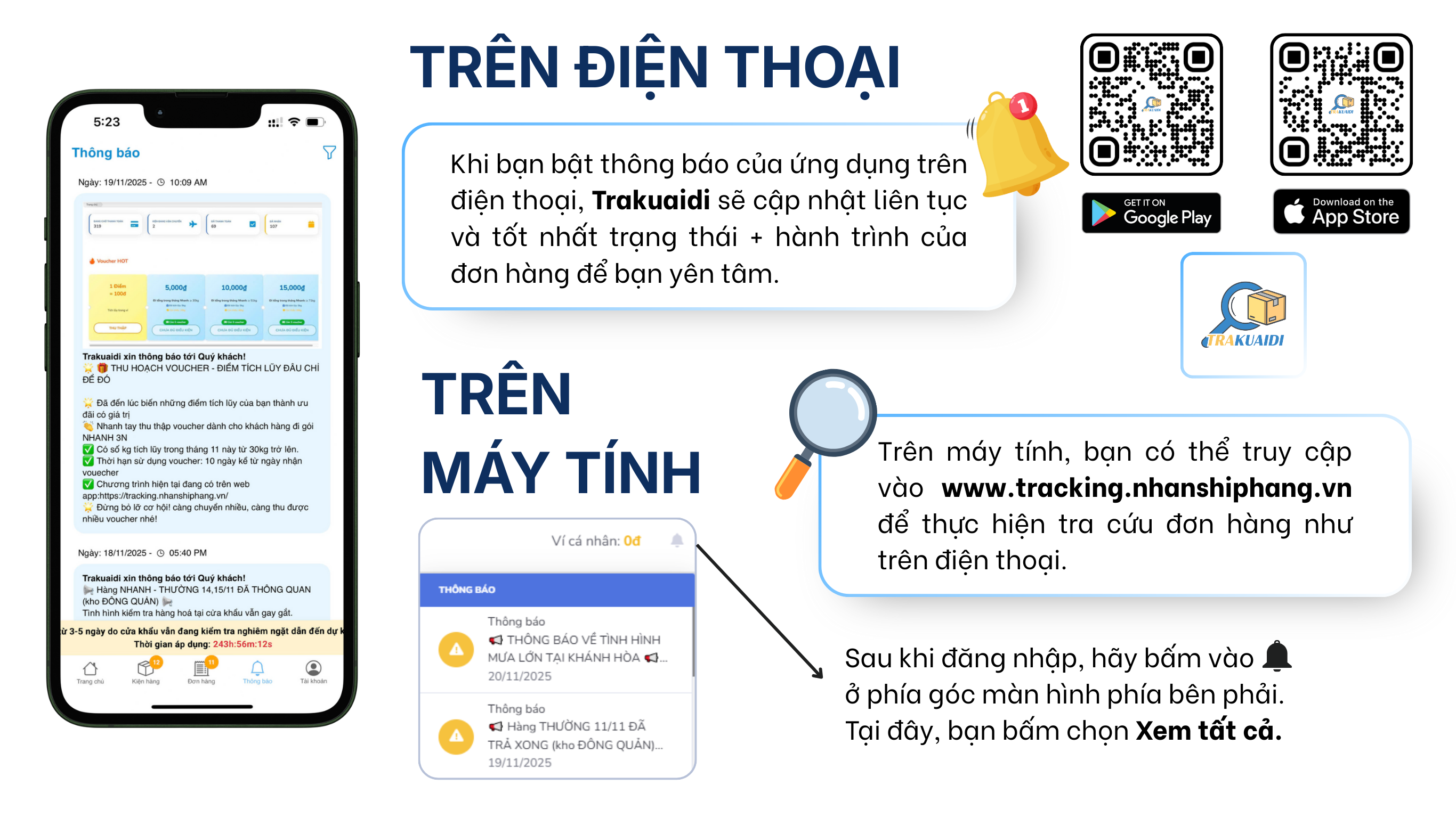 Chuyển hàng từ Trung Quốc về Việt Nam nhanh hơn, minh bạch hơn với Trakuaidi 5
