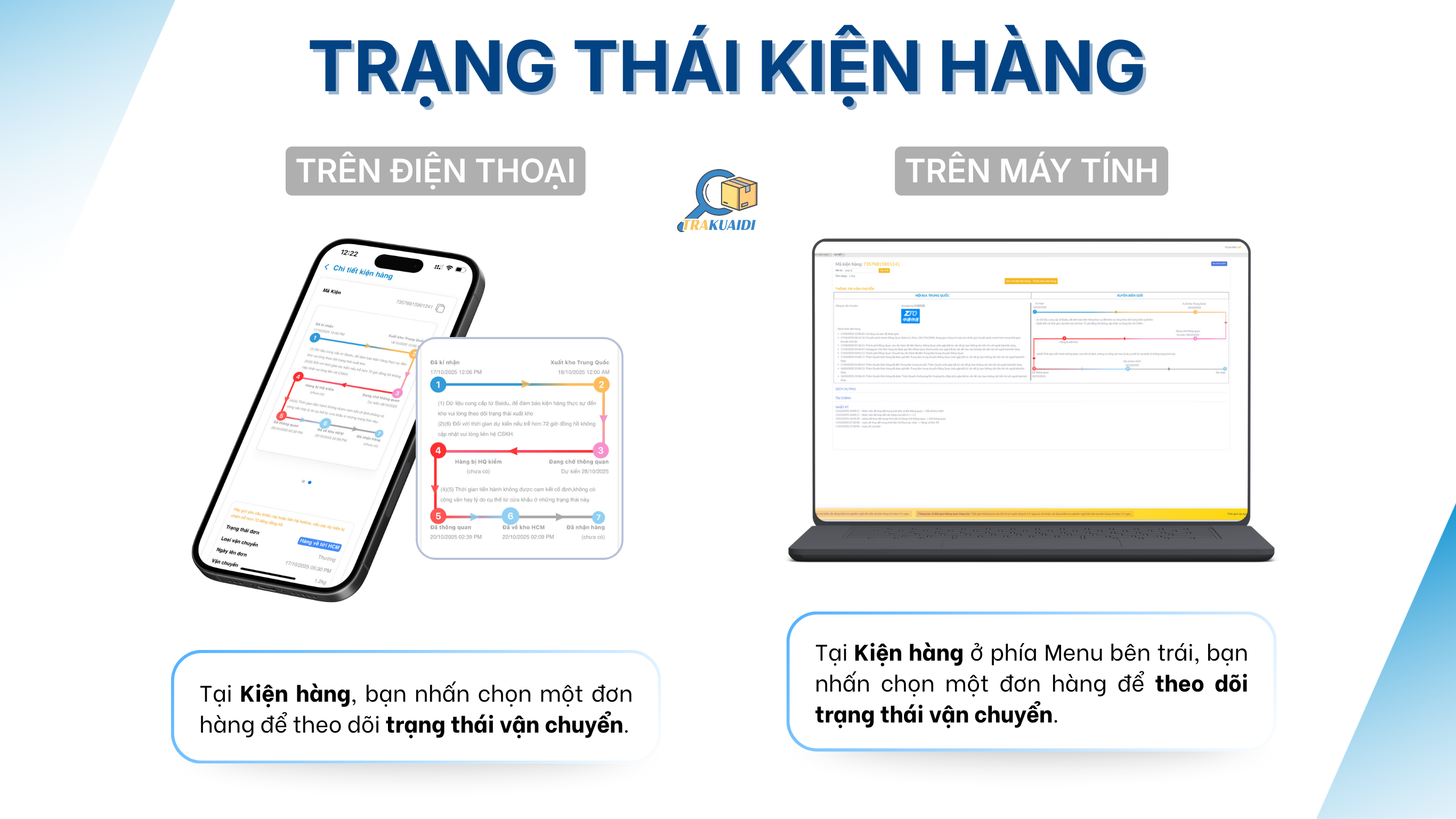 Chuyển hàng từ Trung Quốc về Việt Nam nhanh hơn, minh bạch hơn với Trakuaidi 6