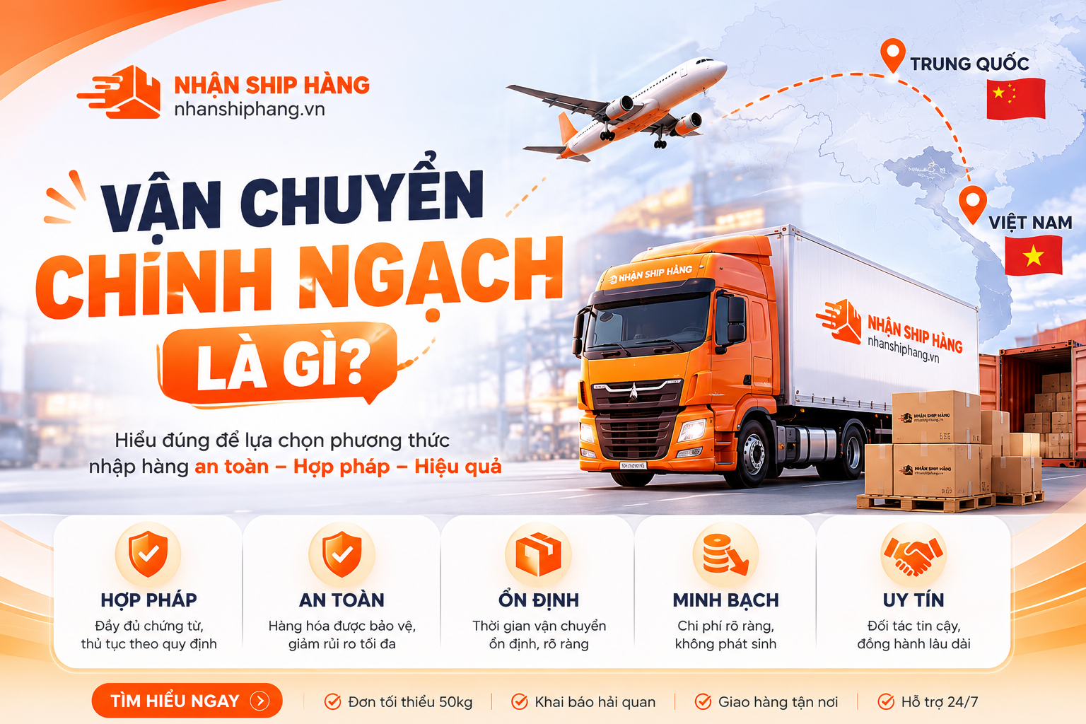Vận chuyển chính ngạch là gì?